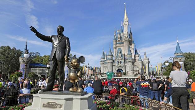 Officials from SeaWorld and Disney World say they hope to open their theme parks in Orlando, Fla., in June and July.(AP File Photo)