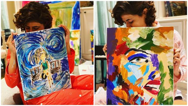 Ayushmann Khurrana’s wife Tahira Kashyap has been sharing pictures of the paintings made by her during the lockdown.