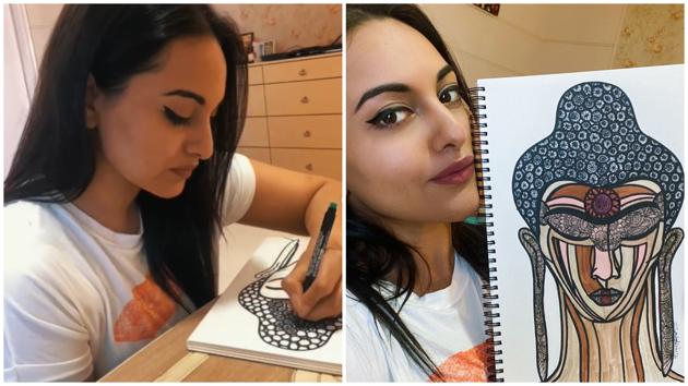 Sonakshi Sinha put her passion for art to good use. She auctioned sketches made by her to raise funds for the daily wage workers affected by the coronavirus pandemic.