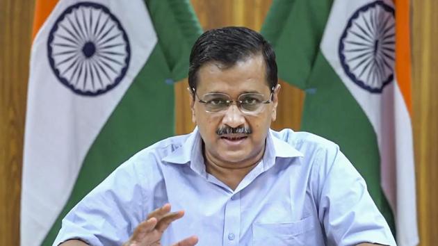 Delhi Chief Minister Arvind Kejriwal listed home isolation guidelines in a televised address on Friday in the national capital.(PTI PHOTO.)