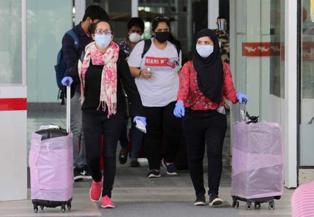 The five flights that arrived on May 28 carried 512 passengers, including 208 from Punjab and 64 from Mohali.(HT File Photo) The five flights that arrived on May 28 carried 512 passengers, including 208 from Punjab and 64 from Mohali.(HT File Photo)