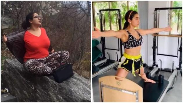 Sara Ali Khan tried different techniques to get fit.