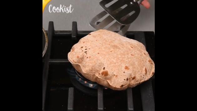 “It’s just a normal roti!” says a comment on the post, not unlike several others.(Instagram/@cookistwow)