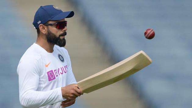 Virat Kohli ahead of the second Test between India and South Africa last year(AFP)