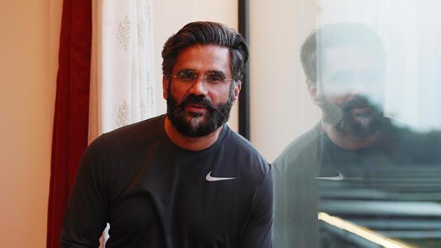 Actor Suniel Shetty’s upcoming projects include Marakkar, Fraudster and Mumbai Saga.(Shivam Saxena/HT)