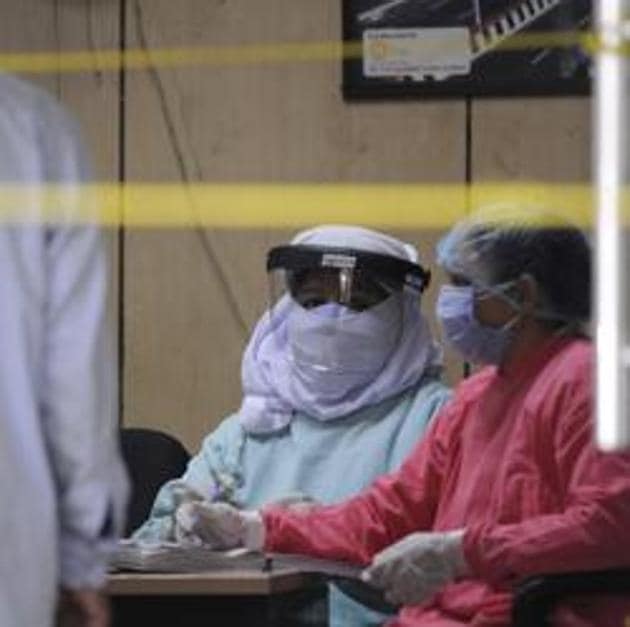 The total number of coronavirus infections has risen to 494. (HT photo/ Sunil Ghosh)