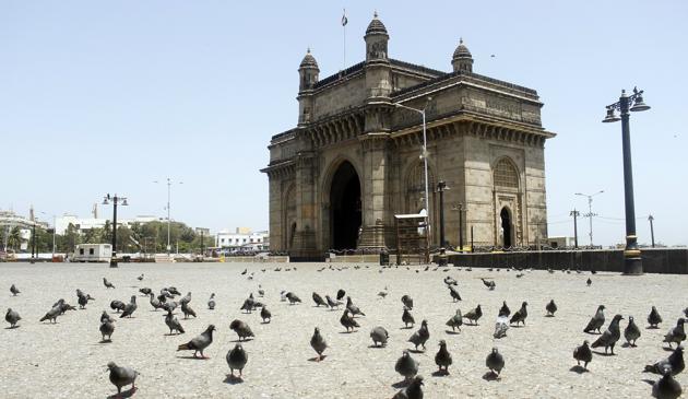 The Gateway of India during the national lockdown(ANI)