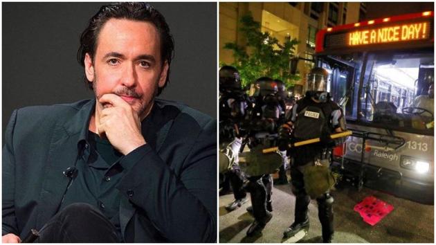 John Cusack has vowed to go back into the protests again.