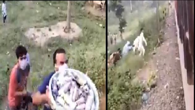 The incident took place during a brief halt of the Shramik Special Train at Bihar’s Begusarai.(Twitter/@ZoramthangaCM) The incident took place during a brief halt of the Shramik Special Train at Bihar’s Begusarai.(Twitter/@ZoramthangaCM)