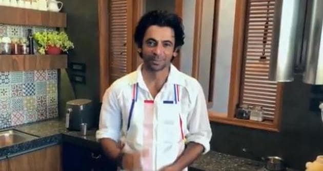 Sunil Grover in a still from his latest video.