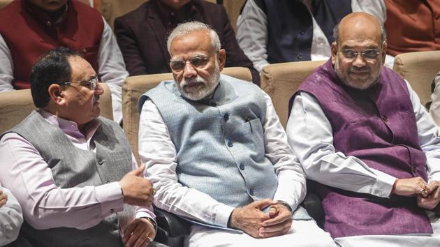 Prime Minister Narendra Modi also shared a document on his official Twitter handle detailing the steps taken by the government for the progress and development of the country. (PTI file photo) Prime Minister Narendra Modi also shared a document on his official Twitter handle detailing the steps taken by the government for the progress and development of the country. (PTI file photo)