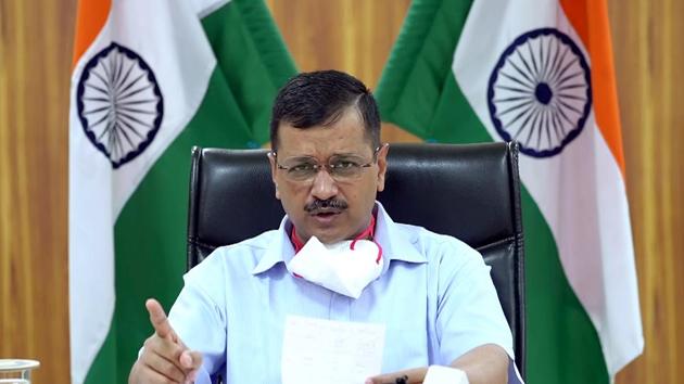 Delhi chief minister Arvind Kejriwal held out an assurance that there was no shortage of hospital beds for Covid-19 patients and as of Saturday, as many as 4,500 beds were vacant. (ANI Photo) Delhi chief minister Arvind Kejriwal held out an assurance that there was no shortage of hospital beds for Covid-19 patients and as of Saturday, as many as 4,500 beds were vacant. (ANI Photo)