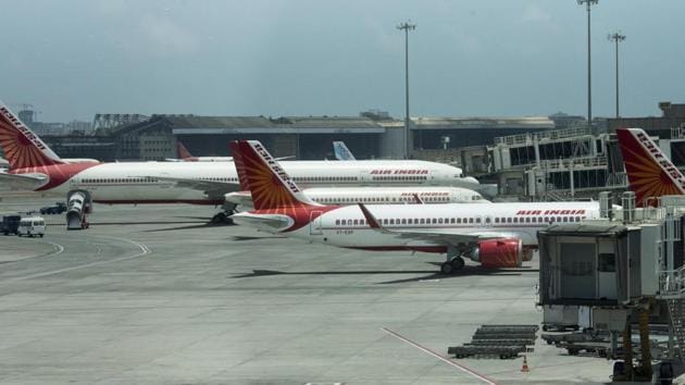 All the 16 crew members were quarantined after they flew back, the airline said.(Satyabrata Tripathy/HT Photo) All the 16 crew members were quarantined after they flew back, the airline said.(Satyabrata Tripathy/HT Photo)