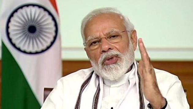 Prime Minister Narendra Modi addressed the nation through his monthly radio address ‘Mann ki Baat’ on Sunday.(ANI Photo) Prime Minister Narendra Modi addressed the nation through his monthly radio address ‘Mann ki Baat’ on Sunday.(ANI Photo)
