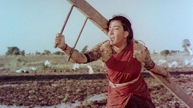 Nargis in Mother India.