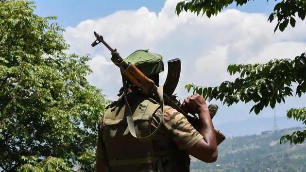 The army claimed that the three terrorists had entered Indian territory where they were eliminated. (Representative Photo/PTI) The army claimed that the three terrorists had entered Indian territory where they were eliminated. (Representative Photo/PTI)