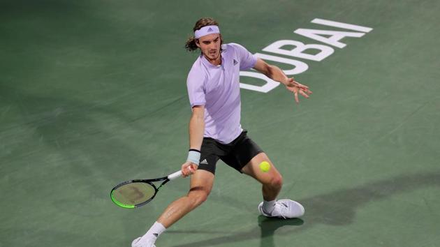 Greece's Stefanos Tsitsipas in action (REUTERS) Greece's Stefanos Tsitsipas in action (REUTERS)