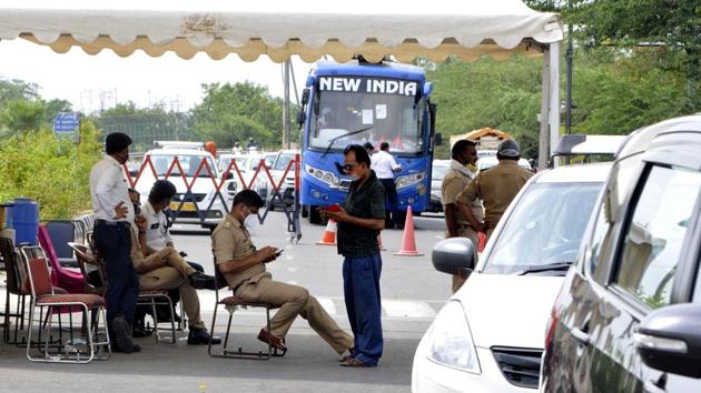 CM Arvind Kejriwal said a decision will be taken in one week to open borders after suggestions from citizens. (Photo by Sunil Ghosh / Hindustan Times)