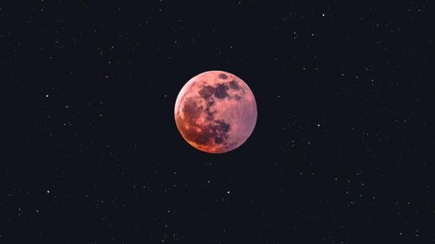 The penumbral lunar eclipse in June this year is called the ‘Strawberry Moon Eclipse’. (Representational Image)(Unsplash)