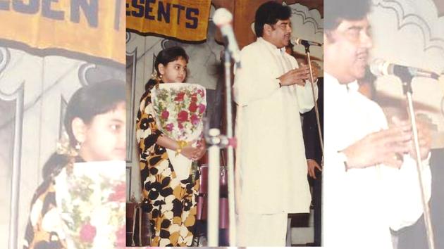 Sonakshi had once shared a picture from her growing up years along with a message for her father. It read ‘You say you love me the most and I’ll never understand why you let Maa dress me up like this’. Sonakshi had once shared a picture from her growing up years along with a message for her father. It read ‘You say you love me the most and I’ll never understand why you let Maa dress me up like this’.