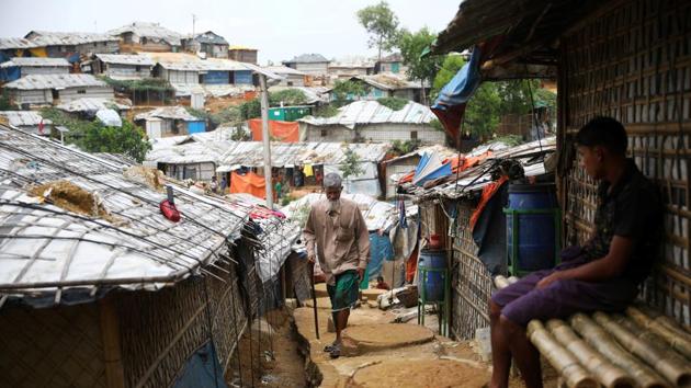 A Rohingya refugee walks at a refugee camp in Cox’s Bazar, Bangladesh. (REUTERS FILE PHOTO) A Rohingya refugee walks at a refugee camp in Cox’s Bazar, Bangladesh. (REUTERS FILE PHOTO)