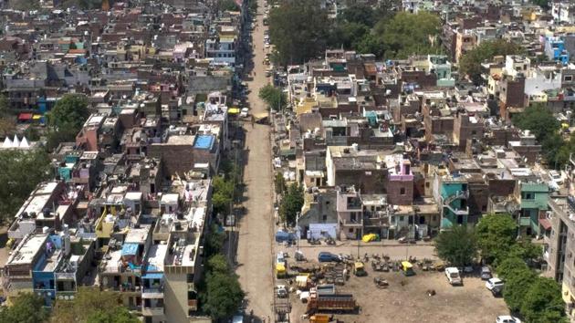 With 225 infections, Bapu Dham Colony accounts for 75% cases of the city. With 225 infections, Bapu Dham Colony accounts for 75% cases of the city.