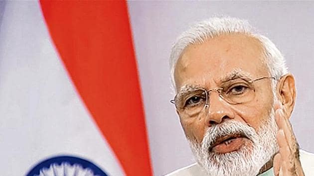 PM Modi said one of the “highest priorities” of his government is to strengthen the economy.