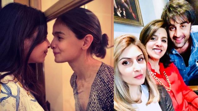 Riddhima Kapoor Sahni has reacted to Alia Bhatt’s picture with sister Shaheen Bhatt.