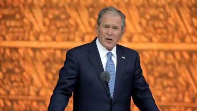 Former US president George W Bush said he and his wife, Laura, were “disturbed by the injustice and fear that suffocate our country”. (Reuters) Former US president George W Bush said he and his wife, Laura, were “disturbed by the injustice and fear that suffocate our country”. (Reuters)