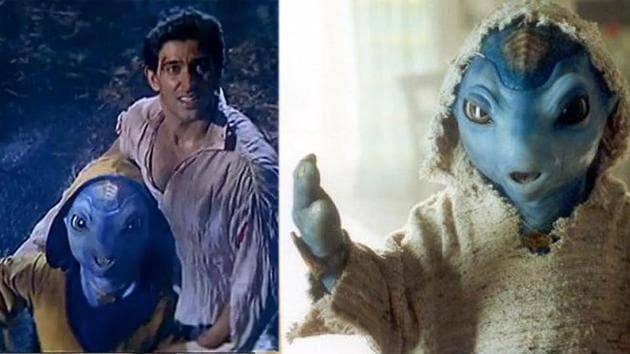 Jaadoo was an alien in Hrithik Roshan’s 2003 film Koi Mil Gaya.