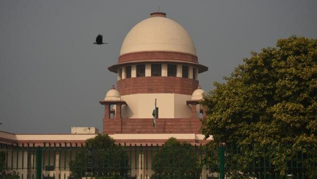 A view of Supreme Court, in New Delhi.(Amal KS / HT Photo) A view of Supreme Court, in New Delhi.(Amal KS / HT Photo)