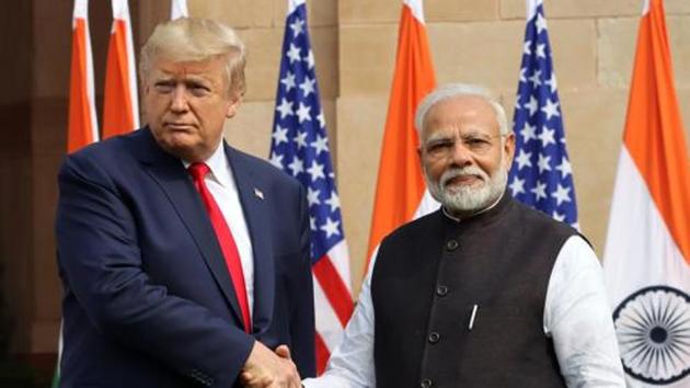 The two leaders also discussed the upcoming G7 Summit in September, the Covid-19 response of the two countries and regional security issues. President Trump invited PM Modi to attend the G7 Summit. (BLOOMBERG PHOTO.) The two leaders also discussed the upcoming G7 Summit in September, the Covid-19 response of the two countries and regional security issues. President Trump invited PM Modi to attend the G7 Summit. (BLOOMBERG PHOTO.)