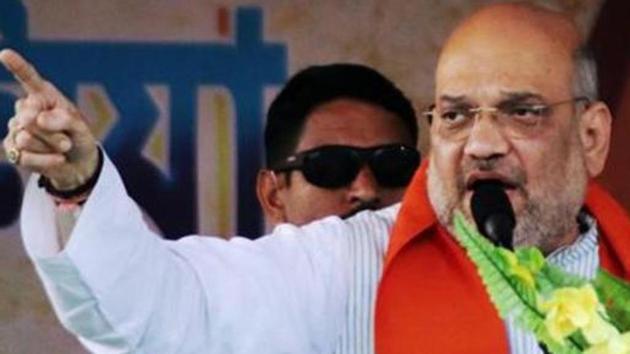Bihar BJP president Sanjay Jaiswal and Union home minister Amit Shah will hold virtual rally on June 7 to address the people of the state through video conferencing and Facebook live. (PTI) Bihar BJP president Sanjay Jaiswal and Union home minister Amit Shah will hold virtual rally on June 7 to address the people of the state through video conferencing and Facebook live. (PTI)
