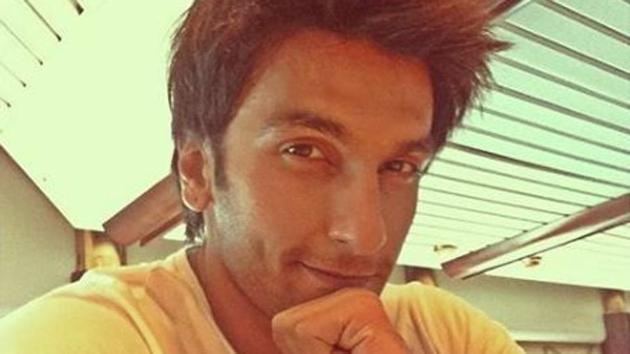 Ranveer Singh on the sets of Zoya Akhtar’s Dil Dhadakne Do.