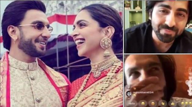 Deepika Padukone’s scolding made Ranveer Singh quit his chat with Ayushmann Khurrana.