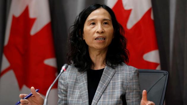 Canada's Chief Public Health Officer Dr. Theresa Tam attends a news conference as efforts continue to help slow the spread of coronavirus disease in Ottawa, Ontario. (REUTERS) Canada's Chief Public Health Officer Dr. Theresa Tam attends a news conference as efforts continue to help slow the spread of coronavirus disease in Ottawa, Ontario. (REUTERS)