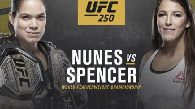 Amanda Nunes vs Felicia Spencer.(UFC) Amanda Nunes vs Felicia Spencer.(UFC)