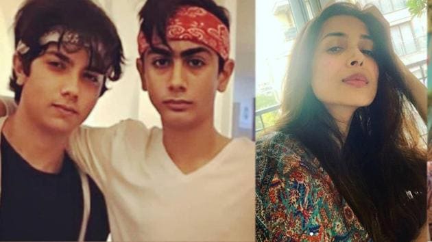 Malaika Arora has shared a throwback picture of son Arhaan and his cousin Nirvan. Malaika Arora has shared a throwback picture of son Arhaan and his cousin Nirvan.