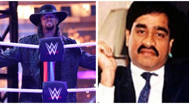 The Undertaker and Dawood Ibrahim. (WWE/HT File photo) The Undertaker and Dawood Ibrahim. (WWE/HT File photo)