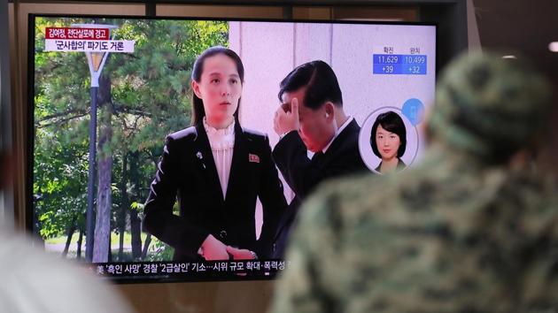 North Korea threatened on Thursday to end an inter-Korean military agreement reached in 2018 to reduce tensions if the South fails to prevent activists from flying anti-Pyongyang leaflets over the border. (AP) North Korea threatened on Thursday to end an inter-Korean military agreement reached in 2018 to reduce tensions if the South fails to prevent activists from flying anti-Pyongyang leaflets over the border. (AP)