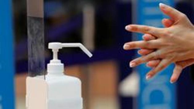 Anil Vij said there were complaints that some shopkeepers were selling a 500 ml bottle of sanitizer at exorbitant rates, as high as <span class='webrupee'>₹</span>650.(REUTERS)