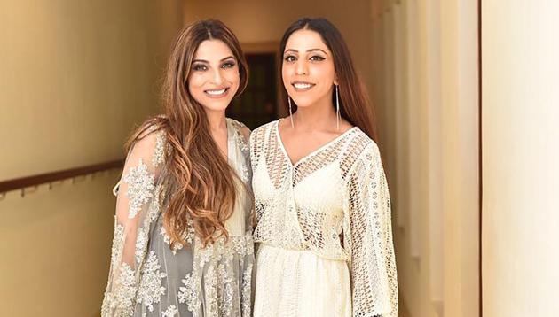 Fashion designers Sukriti Grover and Aakriti Grover Fashion designers Sukriti Grover and Aakriti Grover