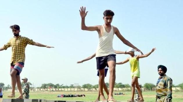 Indian Army Recruitment Rally 2020(HT File) Indian Army Recruitment Rally 2020(HT File)