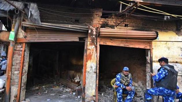 Police also said that until Saturday morning, the department has filed charge sheets in 79 riot cases, in which 510 people were charged with offences.(Raj K Raj/HT PHOTO) Police also said that until Saturday morning, the department has filed charge sheets in 79 riot cases, in which 510 people were charged with offences.(Raj K Raj/HT PHOTO)