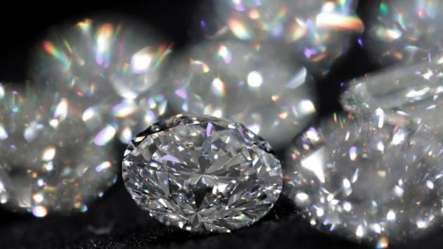 Diamonds are pictured during an official presentation by diamond producer Alrosa in Moscow, Russia.(REUTERS) Diamonds are pictured during an official presentation by diamond producer Alrosa in Moscow, Russia.(REUTERS)