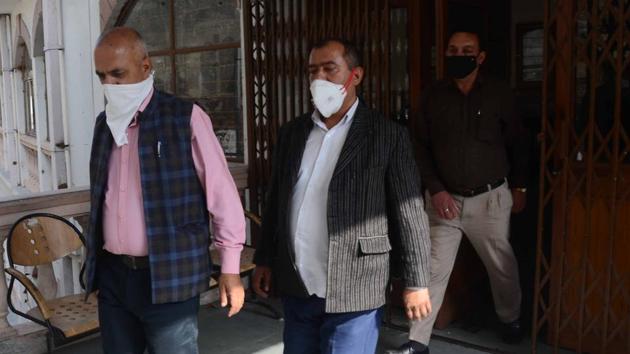 Accused Prithvi Singh was produced before a district court in Shimla on Sunday (Deepak Sansta/HT) Accused Prithvi Singh was produced before a district court in Shimla on Sunday (Deepak Sansta/HT)