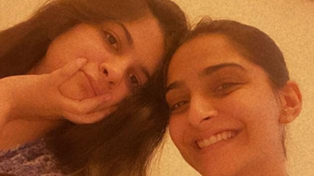 Sonam Kapoor posted a picture with sister Rhea.