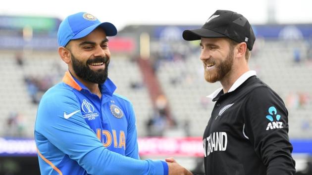 File image of Virat Kohli and Kane Williamson. (ICC) File image of Virat Kohli and Kane Williamson. (ICC)
