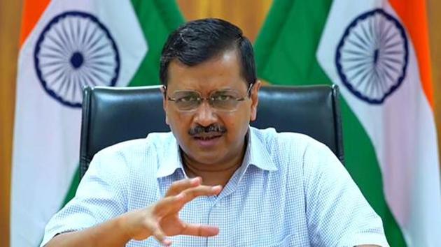 On June 1, Kejriwal ordered the closure of Delhi’s borders with Uttar Pradesh and Haryana.(ANI) On June 1, Kejriwal ordered the closure of Delhi’s borders with Uttar Pradesh and Haryana.(ANI)