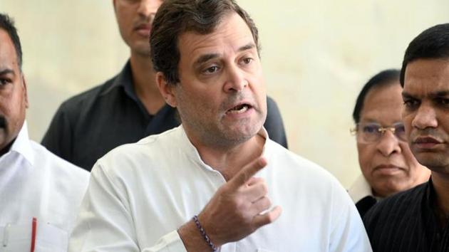 File photo: Congress party leader Rahul Gandhi. (ANI) File photo: Congress party leader Rahul Gandhi. (ANI)
